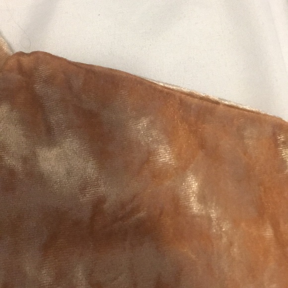 *WORN ONCE Crushed Velvet Nude Shirt - Picture 4 of 7